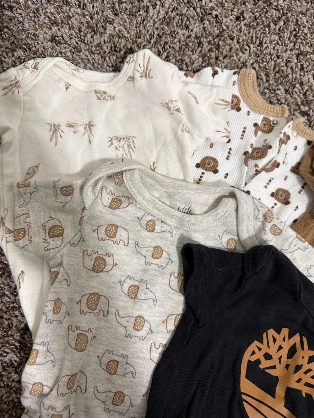 Timberland baby onesies